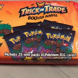 Pokemon Trick or Trade Booster Bundle w/ 35 Mini Packs