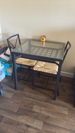 Table and chairs