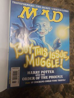 MAD Magazine #480 August 2007 Harry Potter