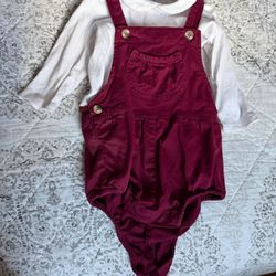 Spanish Baby Overall White Shirt Outfit