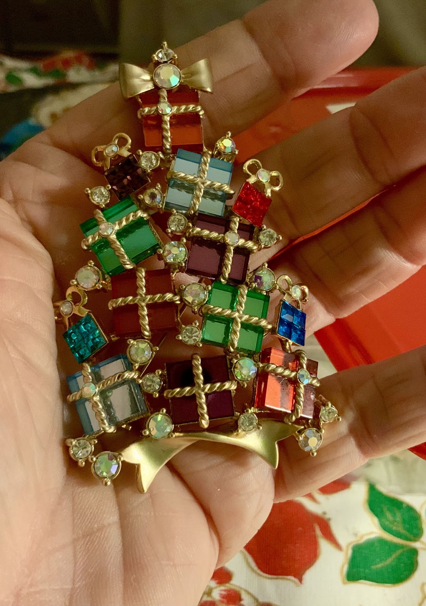 Large Christmas Brooch 