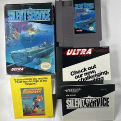 Nintendo NES Silent Service CIB