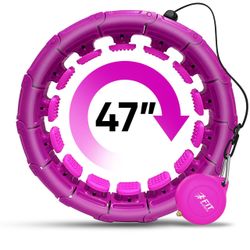 Weighted Hula Hoop - Purple 47 Inches 
