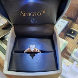 Rose Gold Engagement Ring 