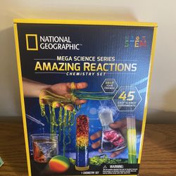 Nib National Geographic Amazing Reactions Chemistry Set