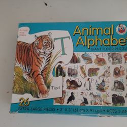 Animal Alphabet Giant Floor Puzzle