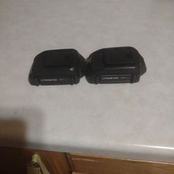Lithium Ion 20 Volt Batteries For Worx Tools