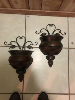 Brass wall hangers
