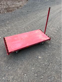 Heavy Duty Steel Platform Cart – All Metal – Industrial Dolly
