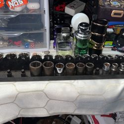 PROTO Socket Set: 1/2 in Drive Size, 15 Pieces, 3/8 in to 1 1/4 in