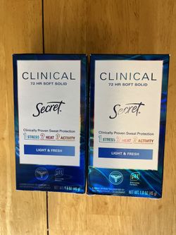 Secret clinical deodorant 2 count