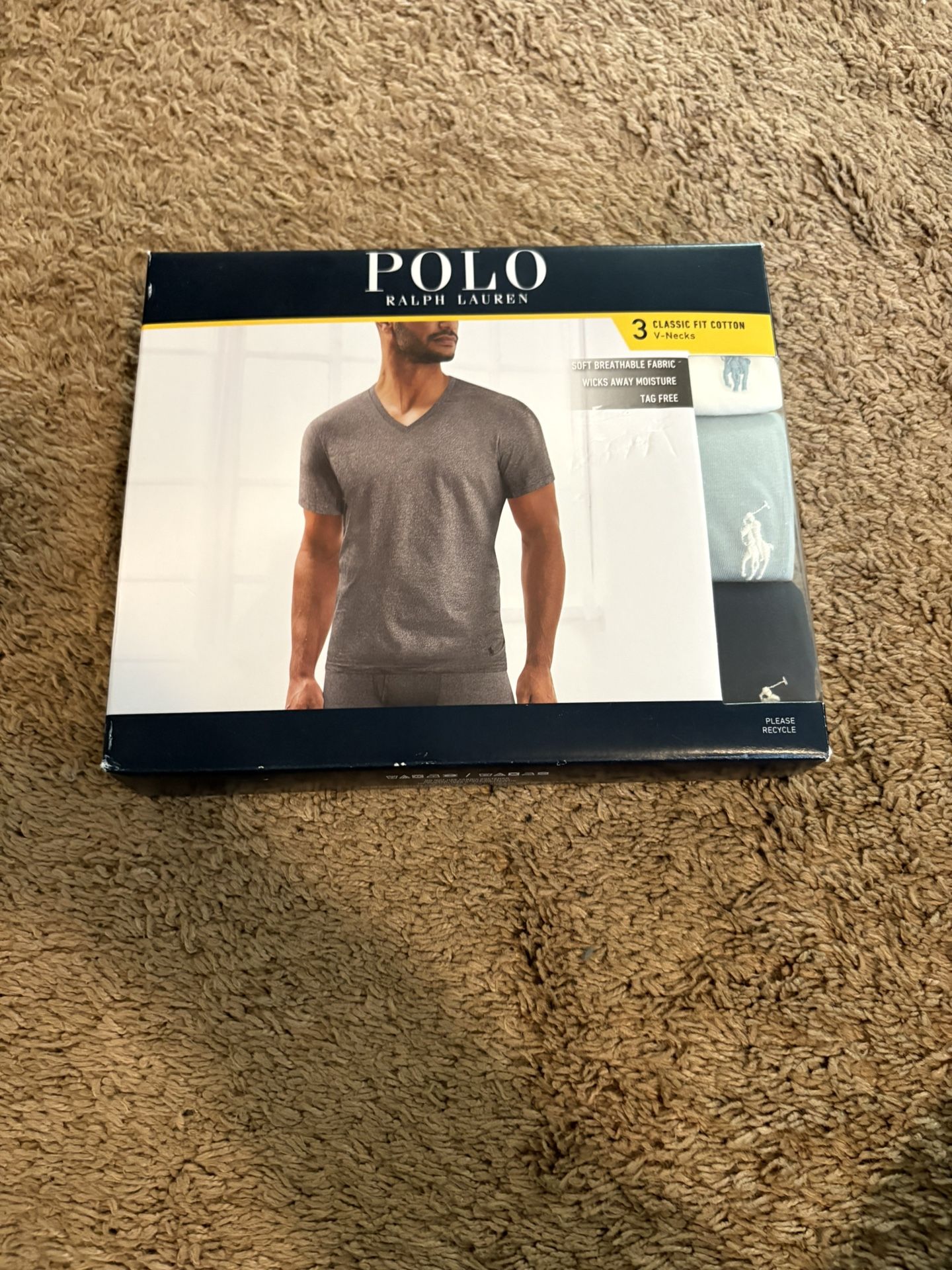 Mens Polo V-Necks Size Small