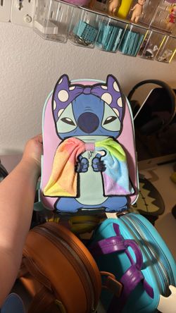 Loungefly Super Stitch Rainbow Cape Mini Backpack