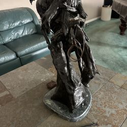 The Mountian Man Large Bronze Statue Frederic Remington 