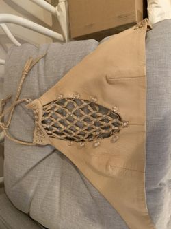 Vintage Large Bell Bottom Hip Hugger Jeans & Halter Top