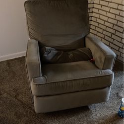 Gray recliner