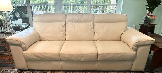 Top-Grain Leather Sofa