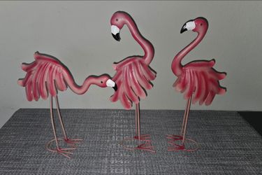 Bouncy flamingos set of 3