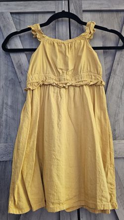 Girls Mustard Old Navy dress, 5T