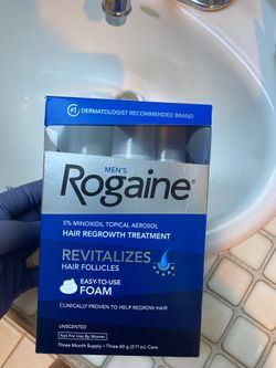 Rogaine man Hair regrowth treatment