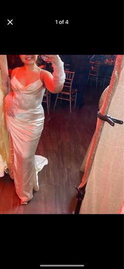 Club L London white evening gown