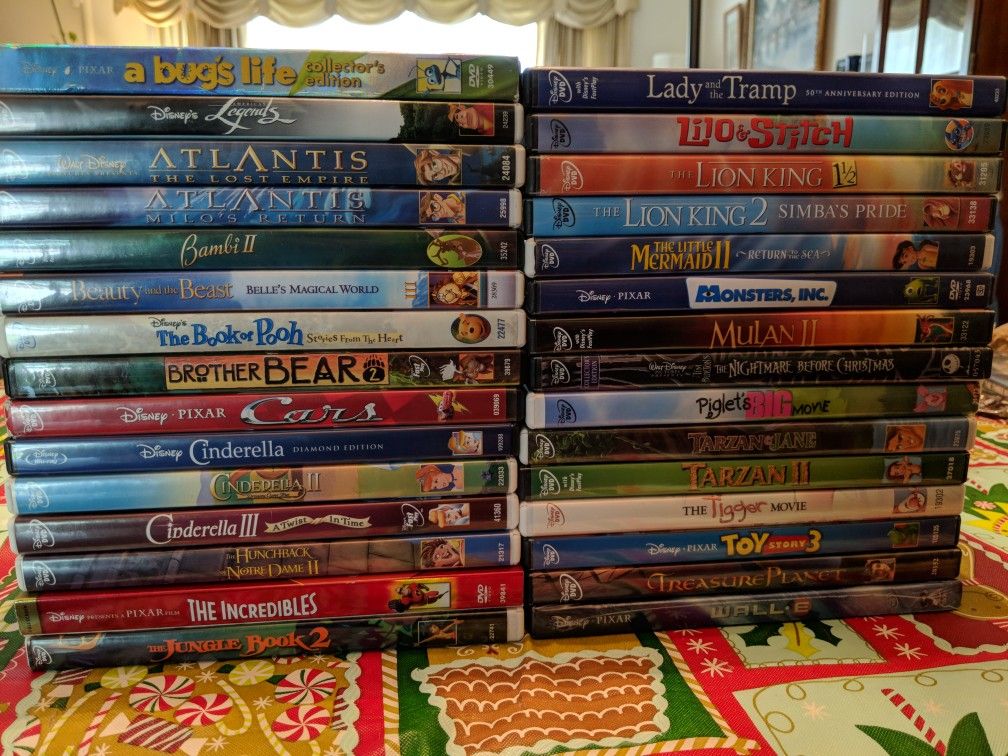 30-Movie Animated Disney DVD Collection