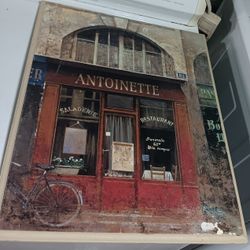 Wood Picture That Hangs On A Wall 