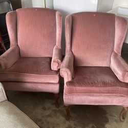 Matching Wingback Chairs