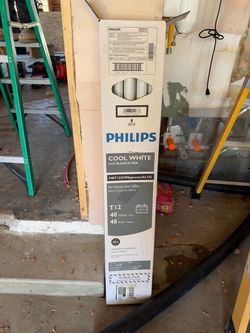 Philips F40T12 Cool White Fluorescent Bulbs 10-Pack