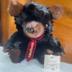 Vintage Mink Teddy Bear From Bloomingdales 