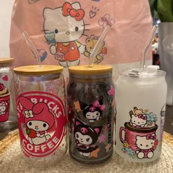 Hello Kitty Glass Cup 🩷