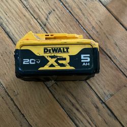 DeWalt 20V MAX XR 5.0Ah Lithium-Ion Battery – Tool Battery Only