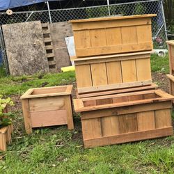 Cedar Planter Boxes 