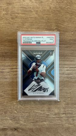 2023 WC Auto Mania CJ Stroud Triangle Silver 2/3 #AMTRA