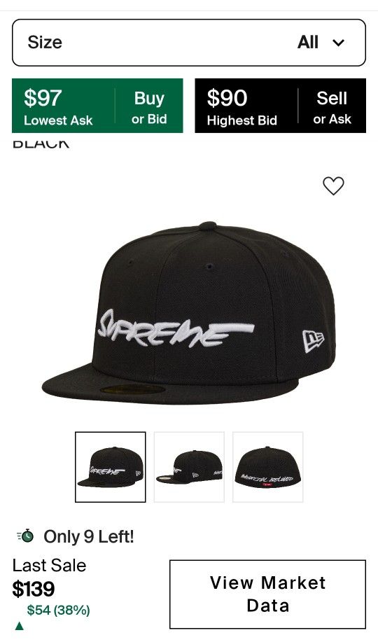 BRAND NEW FUTURA SUPREME HAT... AUTHENTIC SIZE 7.5