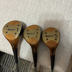 Vintage Wooden Clubs