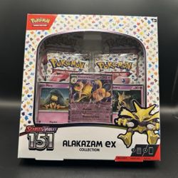 Pokémon 151 Scarlet & Violet Alakazam ex Collection Booster Box TCG *NEW*Sealed*
