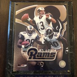 Rams Photo Plaque 