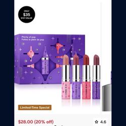 Clinique Plenty Of Pop: Pop Longwear Lipstick Gift Set