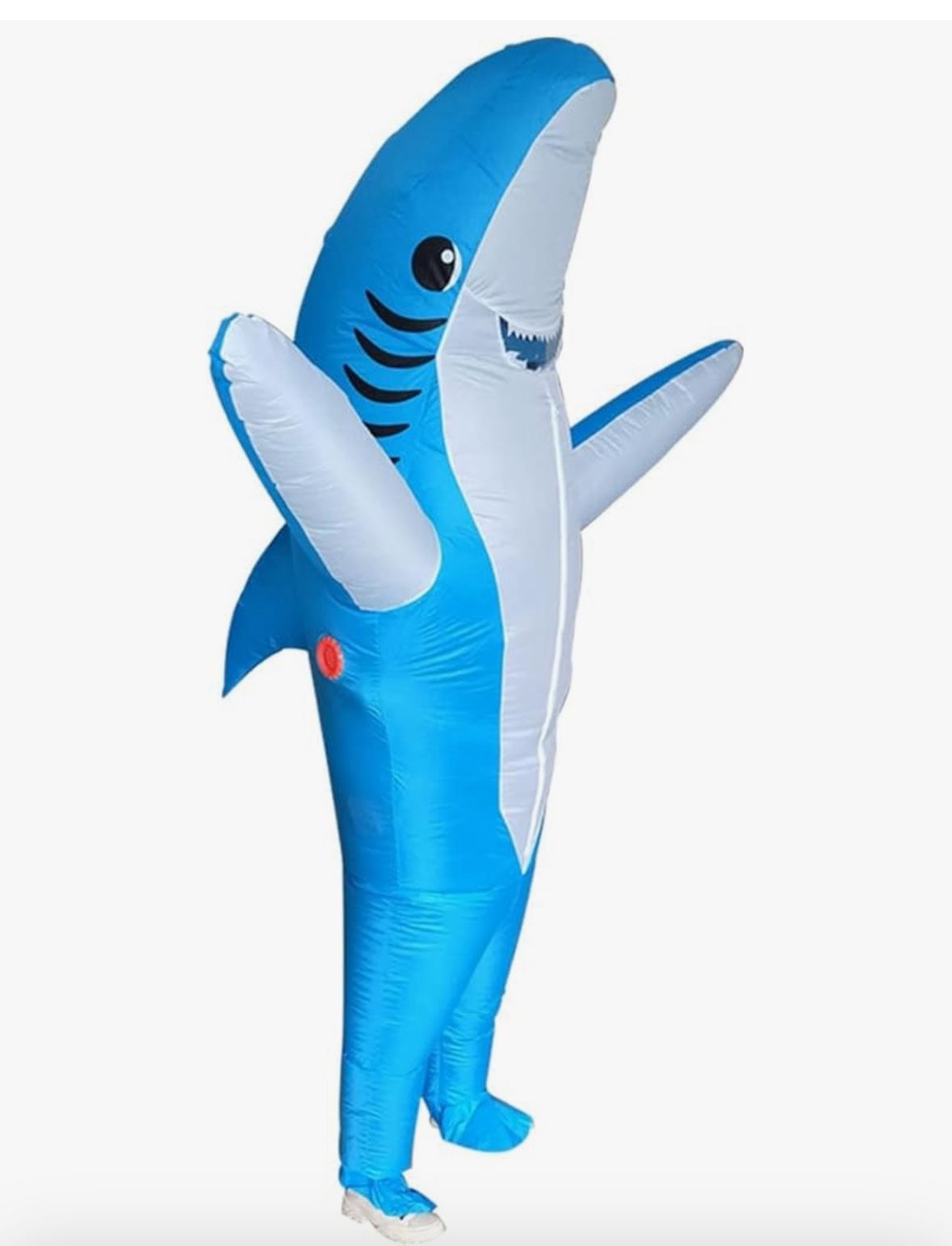 Adult Sized Inflatable Costume Blow Up Shark