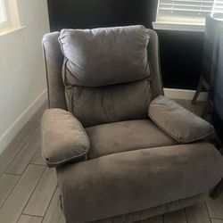 Gray Recliner 