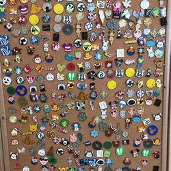 Disney Pins On Board 
