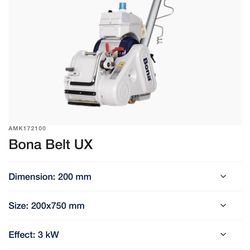 Bona sander machine