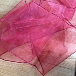 87 Red Organza Chair Sashes. Great For Parties And Weddings!!