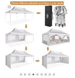 10 x 20 Pop Up Canopy Tent
