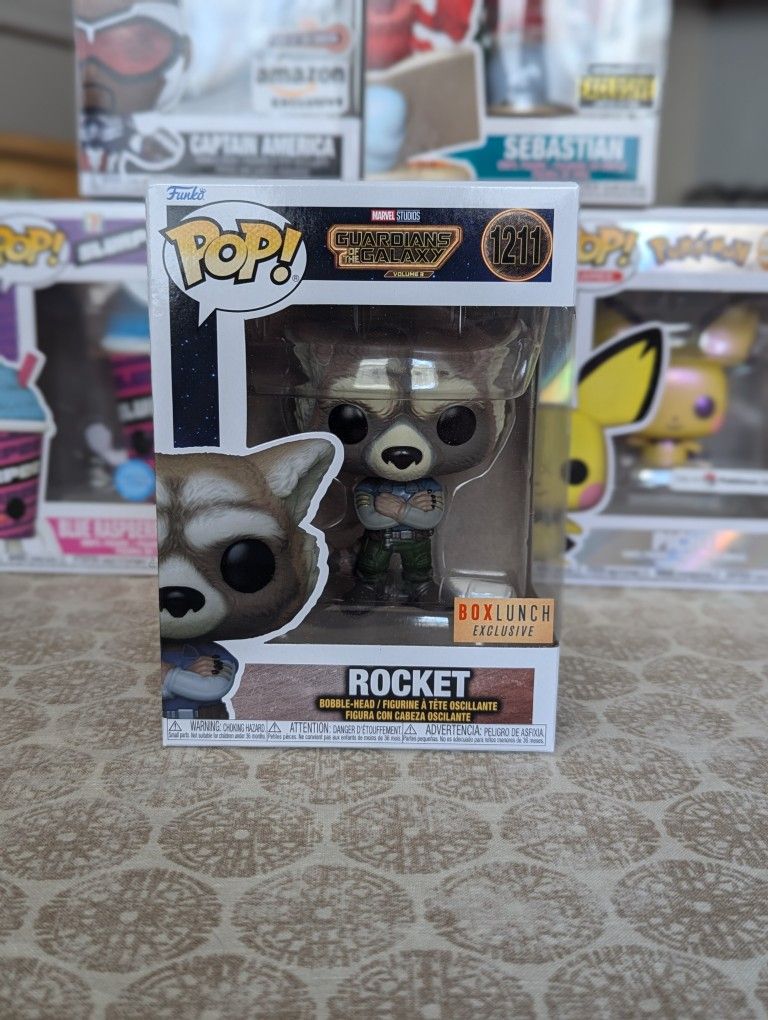 Funko Pop Rocket #1211 - Guardians of the Galaxy BoxLunch Exclusive