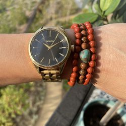 Stunning Handmade Jasper And Turquoise Gemstone Bracelets 