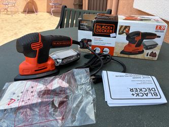 New – Black & Decker sanding mouse sells at Lowe’s for $57. Brand new in box.