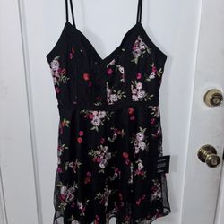Lulus Floral Mini Dress Large