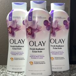 Olay Fresh Radiance Bodywash 22oz Set
